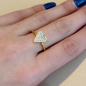 Heart ring M1074